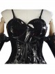 Death Note Amane Misa Halloween Cosplay Costume Sexy Black Sling Leather Dress Full Set