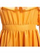 Animated Movie Encanto Pepa Madrigal Halloween Cosplay Costume Orange Dress Full Set