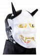 Game Ghostwire Tokyo Hannya Outfit Halloween Cosplay Accessories White Mask