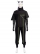 Game Ghostwire Tokyo Hannya Outfit Halloween Cosplay Costume Black Outerwear
