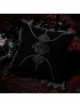Gothic Black Decal Velvet Square Cushion Pillow Cover Sleeve