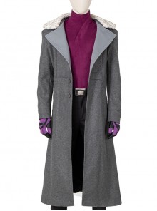 The Falcon And The Winter Soldier Baron Zemo Helmut Zemo Halloween Cosplay Costume Gray Coat