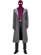 The Falcon And The Winter Soldier Baron Zemo Helmut Zemo Halloween Cosplay Costume Gray Coat