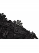 Gothic Black Elegant Lace Corset Tie Aesthetic Long Tail Sexy Tulle Hem Dress