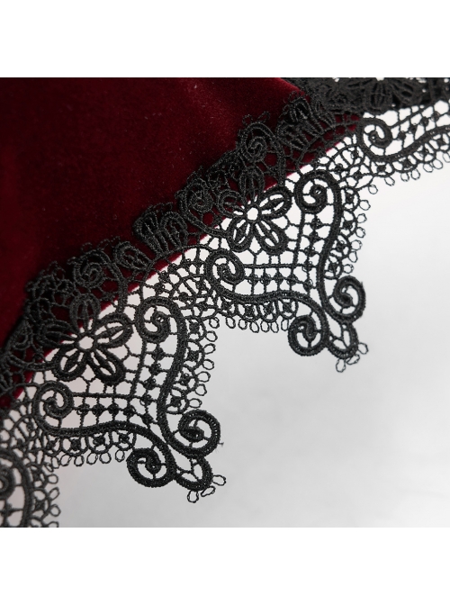 Gothic Red Decal Velvet Cushion Pillow Cover Sleeve
