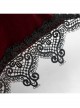 Gothic Red Decal Velvet Cushion Pillow Cover Sleeve