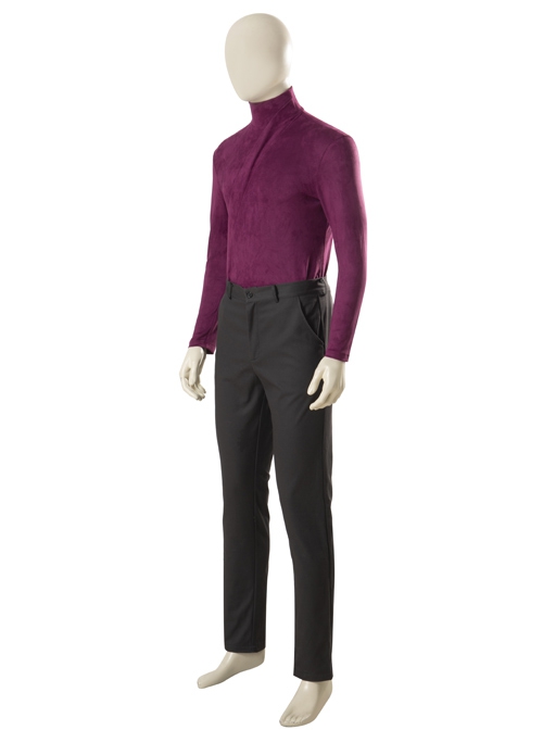 The Falcon And The Winter Soldier Baron Zemo Helmut Zemo Halloween Cosplay Costume Purplish Red Bottoming Top