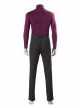 The Falcon And The Winter Soldier Baron Zemo Helmut Zemo Halloween Cosplay Costume Purplish Red Bottoming Top
