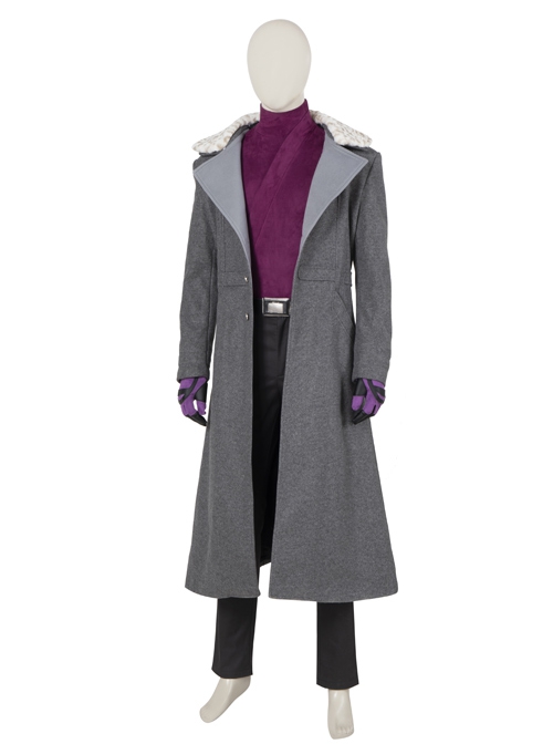 The Falcon And The Winter Soldier Baron Zemo Helmut Zemo Halloween Cosplay Costume Purplish Red Bottoming Top