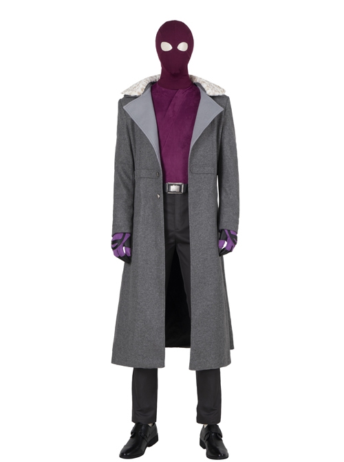 The Falcon And The Winter Soldier Baron Zemo Helmut Zemo Halloween Cosplay Costume Purplish Red Bottoming Top