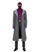 The Falcon And The Winter Soldier Baron Zemo Helmut Zemo Halloween Cosplay Costume Purplish Red Bottoming Top