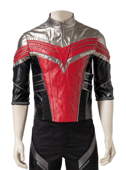 The Falcon And The Winter Soldier Falcon Sam Wilson Black Red Battle Suit Halloween Cosplay Costume Vest