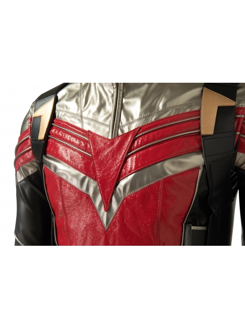 The Falcon And The Winter Soldier Falcon Sam Wilson Black Red Battle Suit Halloween Cosplay Costume Vest