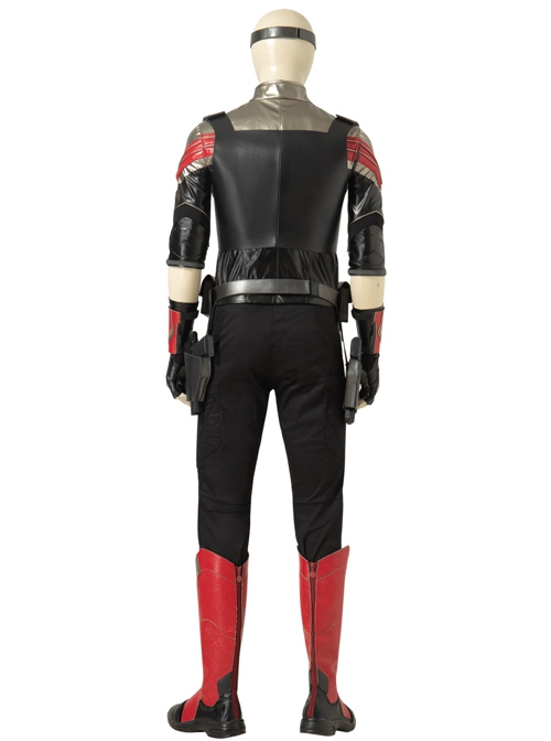 The Falcon And The Winter Soldier Falcon Sam Wilson Black Red Battle Suit Halloween Cosplay Accessories Belt Components