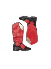 The Falcon And The Winter Soldier Falcon Sam Wilson Black Red Battle Suit Halloween Cosplay Accessories Red Boots