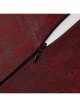 Gothic Red Decal Ornate Hold Square Pillow Cushion