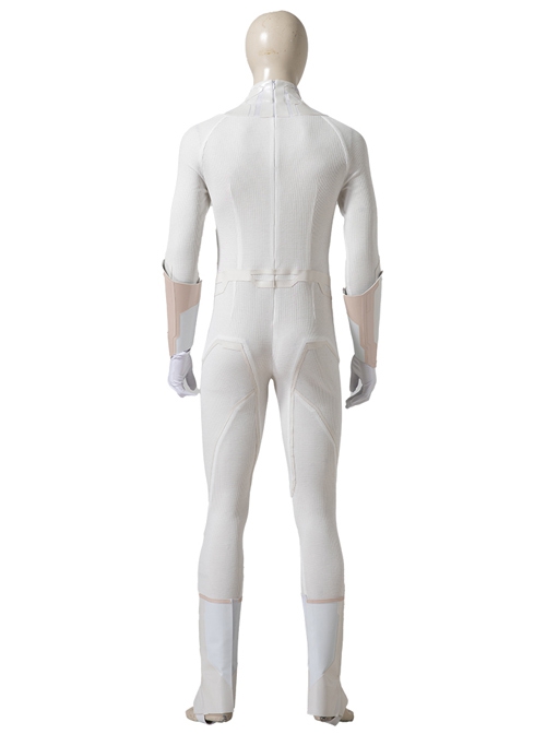 Wanda Vision White Vision Halloween Cosplay Costume White Bodysuit
