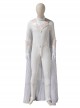 Wanda Vision White Vision Halloween Cosplay Costume White Bodysuit