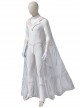 Wanda Vision White Vision Halloween Cosplay Costume White Cloak
