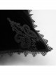 Gothic Serpent Embroidered Square Velvet Cushion Cover