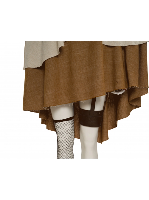 Final Fantasy VII Remake Yuffie Kisaragi Halloween Cosplay Costume Inner Cloak And Outer Cloak