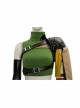 Final Fantasy VII Remake Yuffie Kisaragi Halloween Cosplay Costume Green Vest