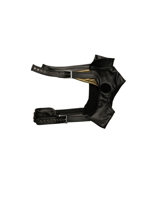 Final Fantasy VII Remake Yuffie Kisaragi Halloween Cosplay Accessories Black Back Straps