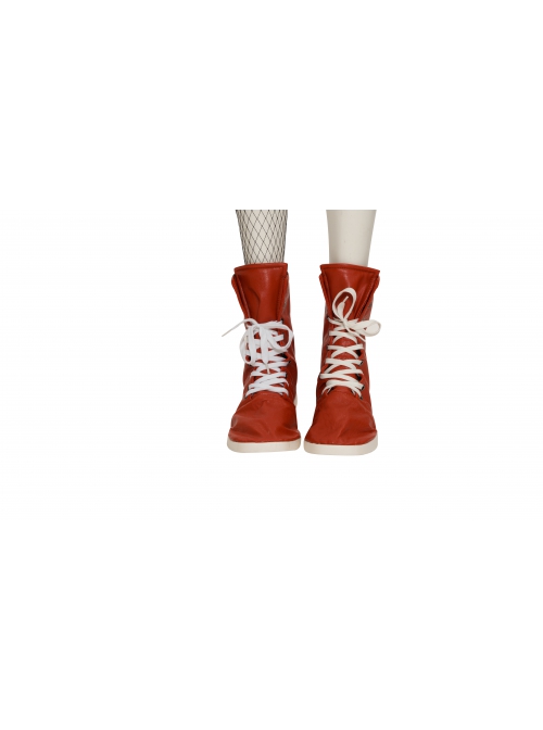 Final Fantasy VII Remake Yuffie Kisaragi Halloween Cosplay Accessories Red Boots