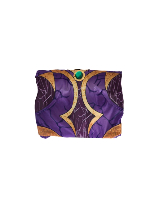 Titans Season 3 Starfire Koriand'r Purple Battle Suit Halloween Cosplay Costume Bodysuit