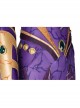 Titans Season 3 Starfire Koriand'r Purple Battle Suit Halloween Cosplay Costume Bodysuit
