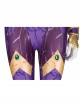 Titans Season 3 Starfire Koriand'r Purple Battle Suit Halloween Cosplay Costume Bodysuit