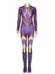 Titans Season 3 Starfire Koriand'r Purple Battle Suit Halloween Cosplay Accessories Shoulder Guards