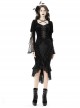 Lace Stitching Black Package Hip Sexy Gothic Classic Queen Jacquard Fishtail Skirt