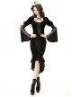 Lace Stitching Black Package Hip Sexy Gothic Classic Queen Jacquard Fishtail Skirt