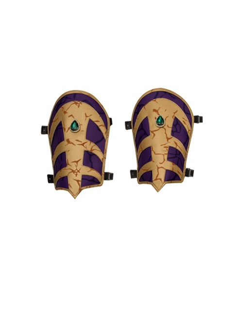 Titans Season 3 Starfire Koriand'r Purple Battle Suit Halloween Cosplay Accessories Wrist Guards