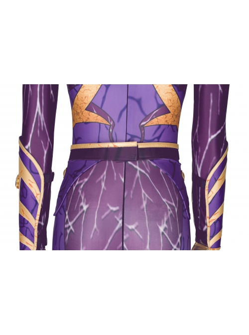 Titans Season 3 Starfire Koriand'r Purple Battle Suit Halloween Cosplay Accessories Wrist Guards