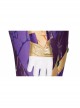 Titans Season 3 Starfire Koriand'r Purple Battle Suit Halloween Cosplay Accessories Golden Gloves