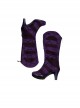 Titans Season 3 Starfire Koriand'r Purple Battle Suit Halloween Cosplay Accessories Purple Boots