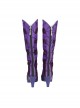 Titans Season 3 Starfire Koriand'r Purple Battle Suit Halloween Cosplay Accessories Purple Boots