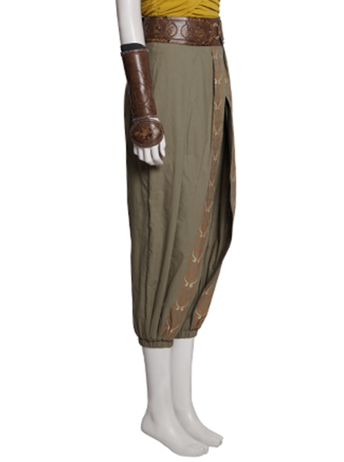 Raya And The Last Dragon Raya Adult Version Suit Halloween Cosplay Costume Gray Pants