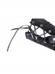 Punk Black Tie-up Ripped Design Long Gloves