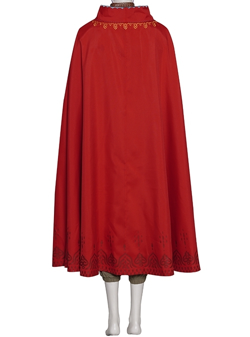 Raya And The Last Dragon Raya Adult Version Suit Halloween Cosplay Costume Red Cloak