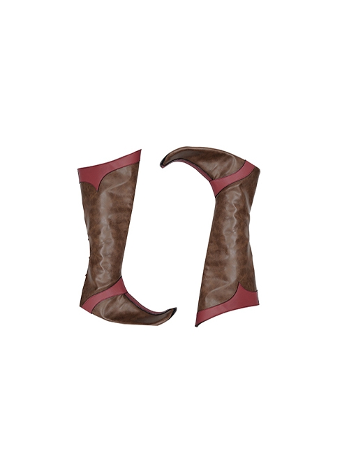 Raya And The Last Dragon Raya Adult Version Suit Halloween Cosplay Accessories Brown Boots
