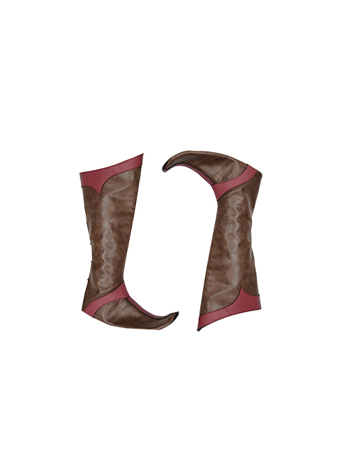 Raya And The Last Dragon Raya Adult Version Suit Halloween Cosplay Accessories Brown Boots