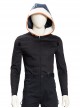 Black Widow Taskmaster Battle Suit Halloween Cosplay Costume Black Top