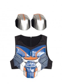Black Widow Taskmaster Battle Suit Halloween Cosplay Costume Vest And Shoulder Guards