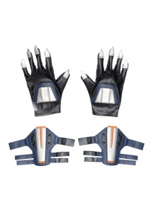 Black Widow Taskmaster Battle Suit Halloween Cosplay Accessories Wrist Guards And Gloves