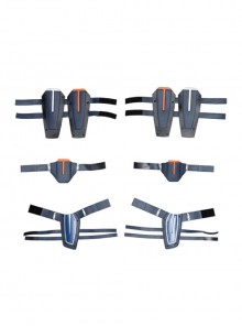 Black Widow Taskmaster Battle Suit Halloween Cosplay Accessories Leg Guards And Knee Guards