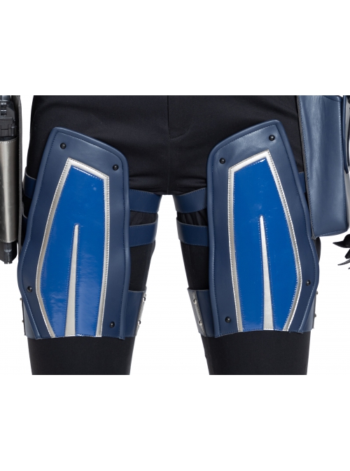 Black Widow Taskmaster Battle Suit Halloween Cosplay Accessories Leg Guards And Knee Guards