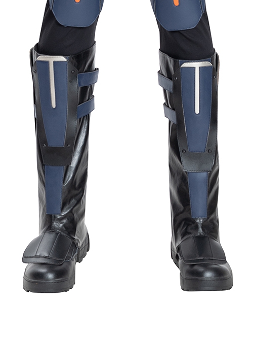 Black Widow Taskmaster Battle Suit Halloween Cosplay Accessories Black Shoe Covers
